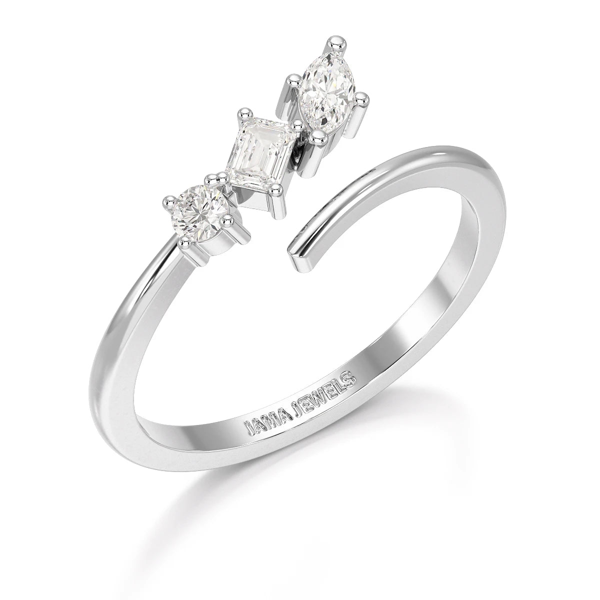 0.2 CT Multi Shape Lab Diamond Ring