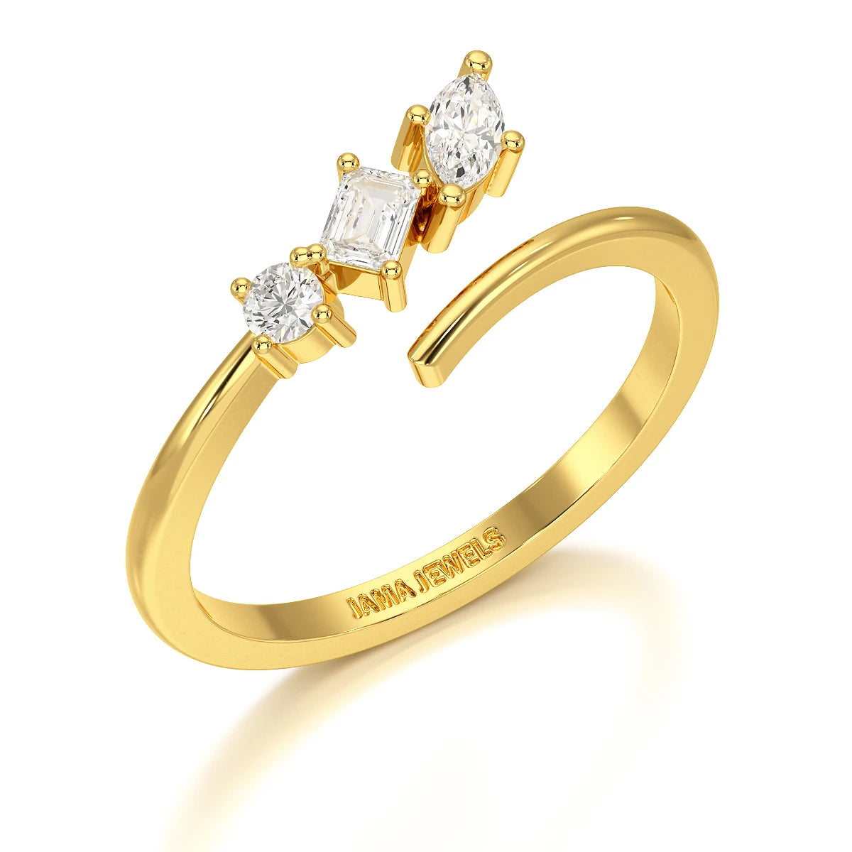 0.2 CT Multi Shape Lab Diamond Ring