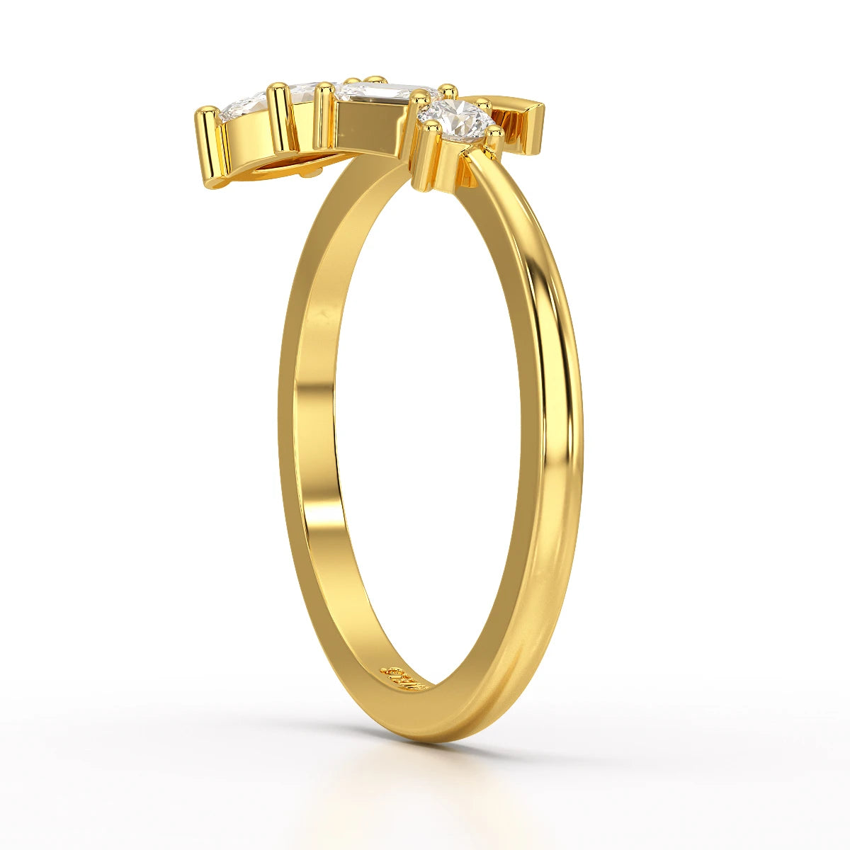 0.2 CT Multi Shape Lab Diamond Ring