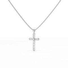 0.69 CT Lab Diamond Round Shape Pendant