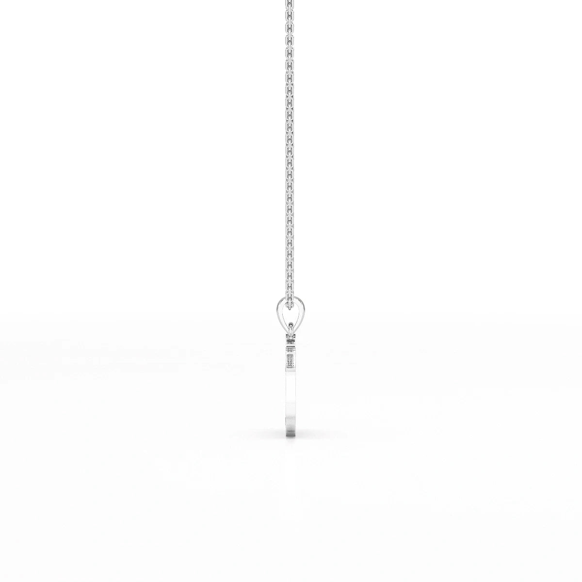 1.1 CT Lab Diamond Allah Named Chain Pendant