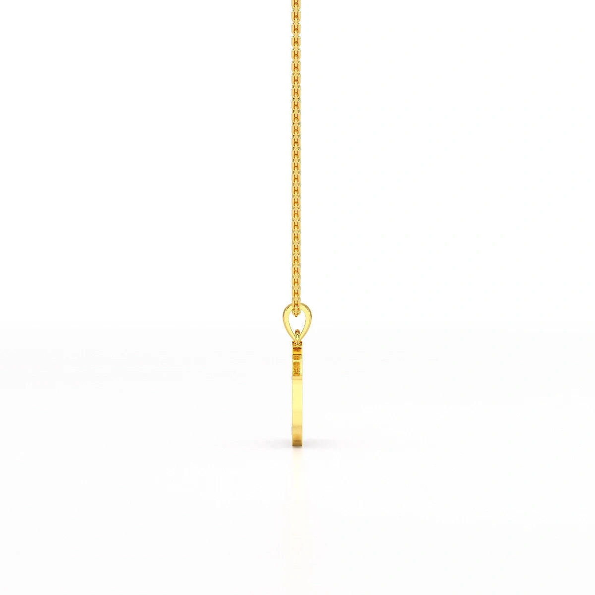 1.1 CT Lab Diamond Allah Named Chain Pendant