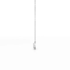 0.45 CT Baguette & Round Cut Diamond Chain Pendant
