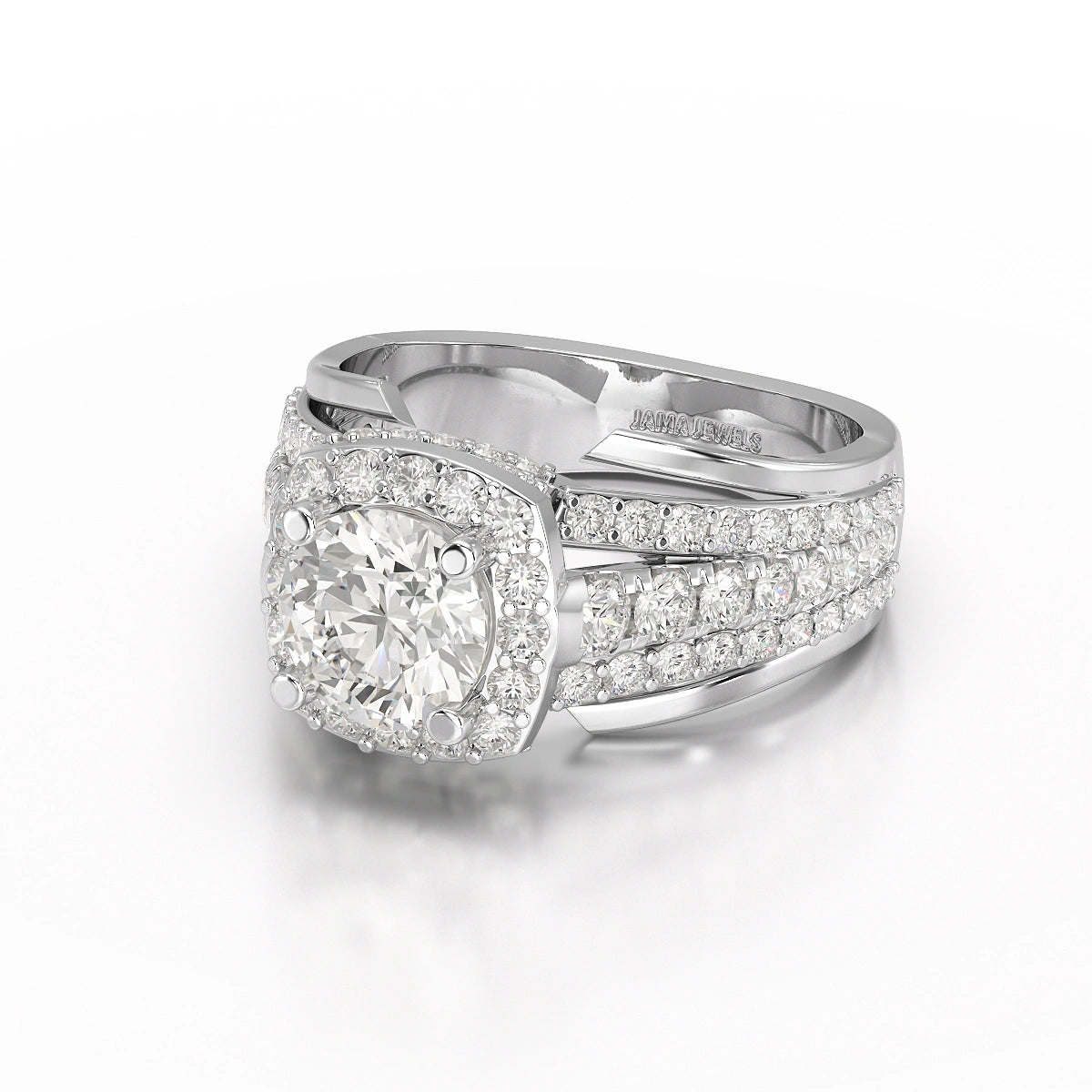 2.80 CT Layered Lab Diamond Ring