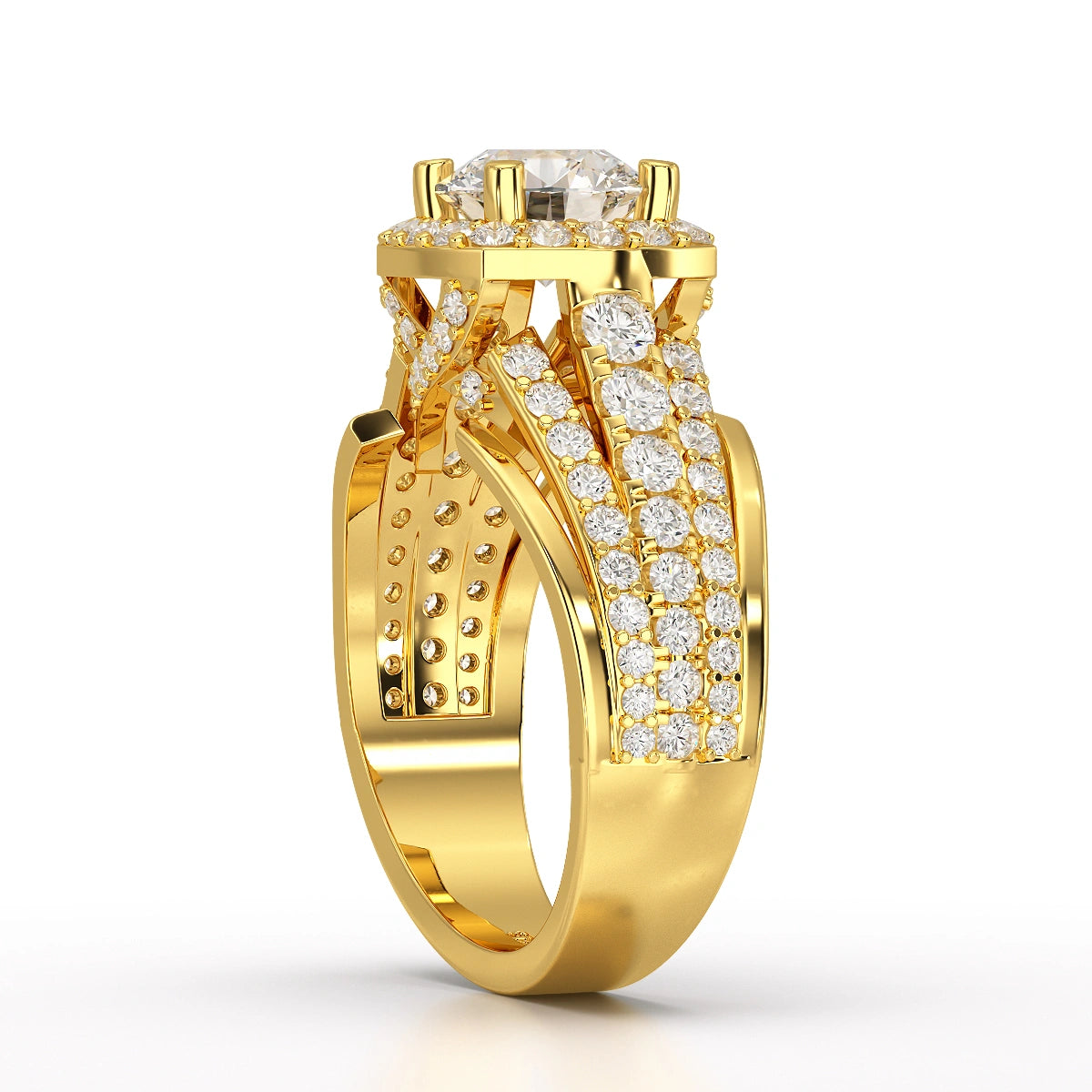 2.80 CT Layered Lab Diamond Ring