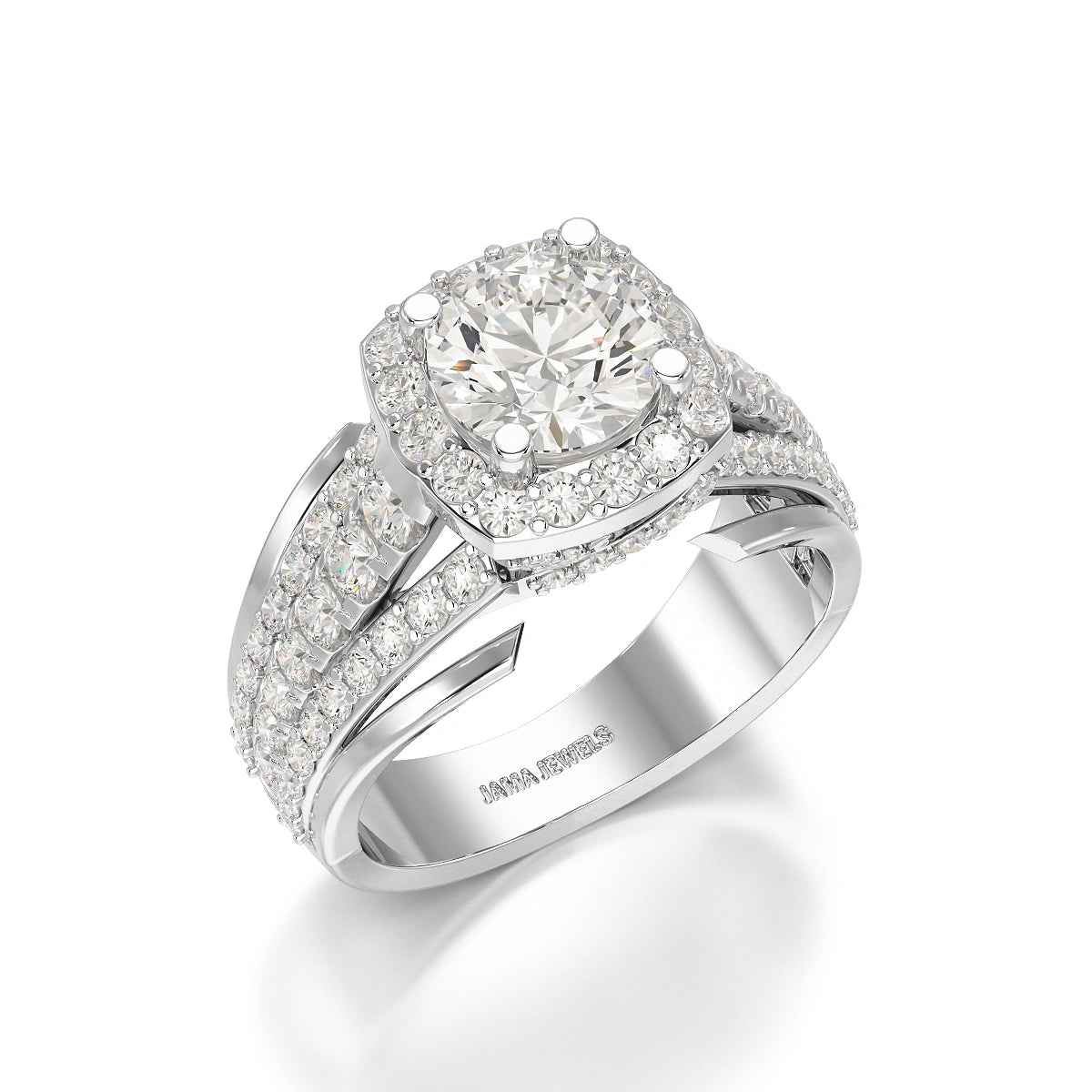 2.80 CT Layered Lab Diamond Ring