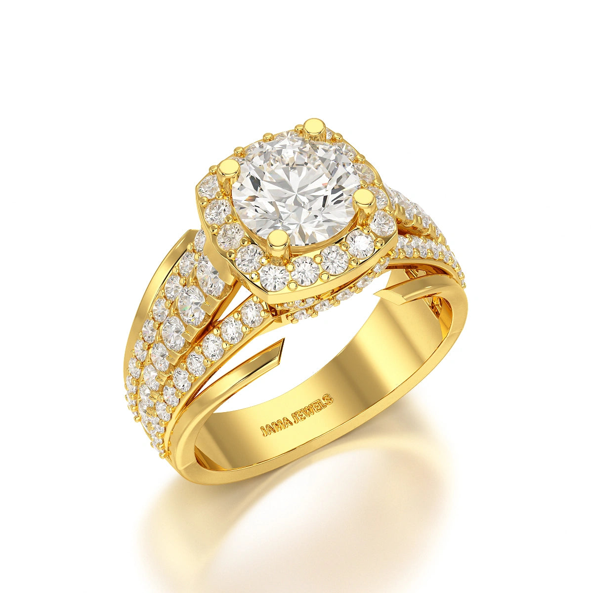 2.80 CT Layered Lab Diamond Ring