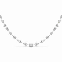 26.26 CT Lab Diamond Emerald Necklace
