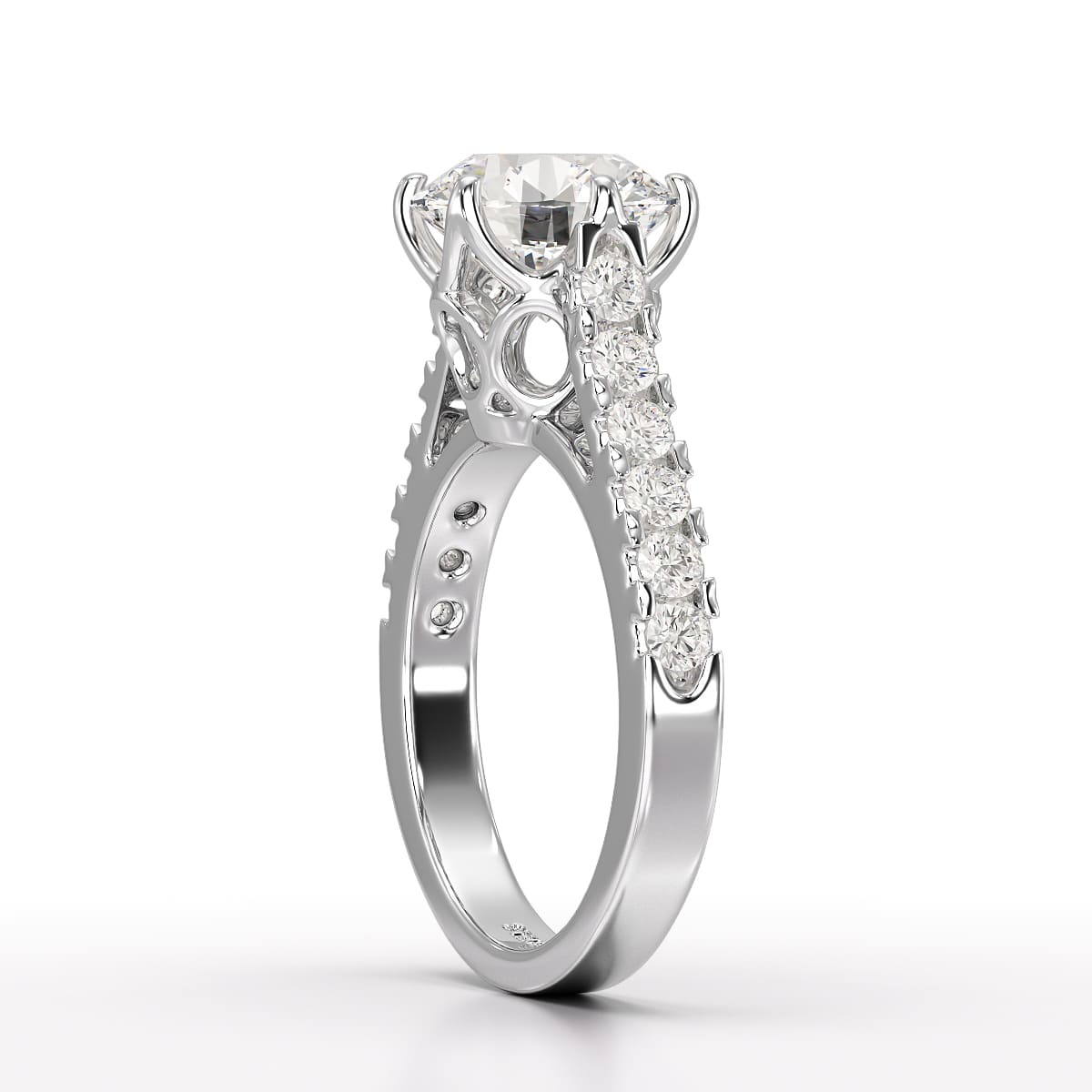 3.62 Carat Lab Diamond Engagement Ring - Jama Jewels 