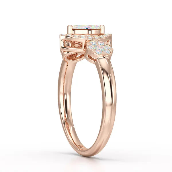 Marquise Cut 0.5 CT Lab Grown Diamond Ring