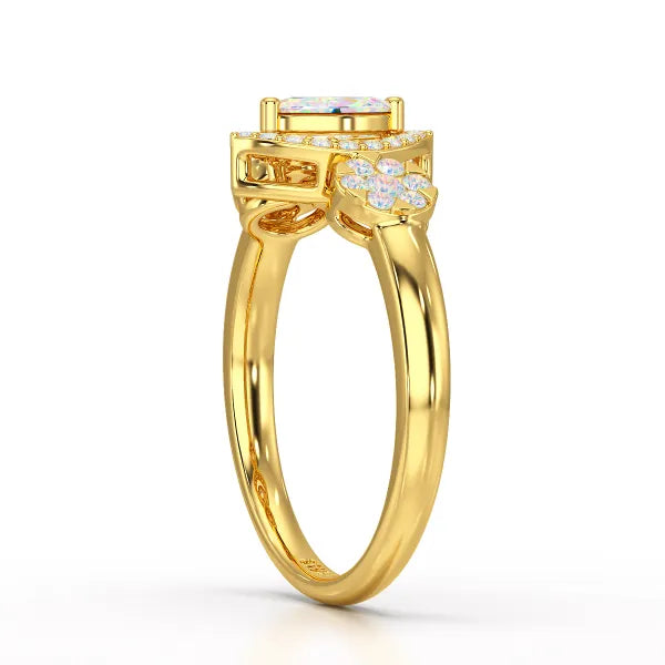 Marquise Cut 0.5 CT Lab Grown Diamond Ring