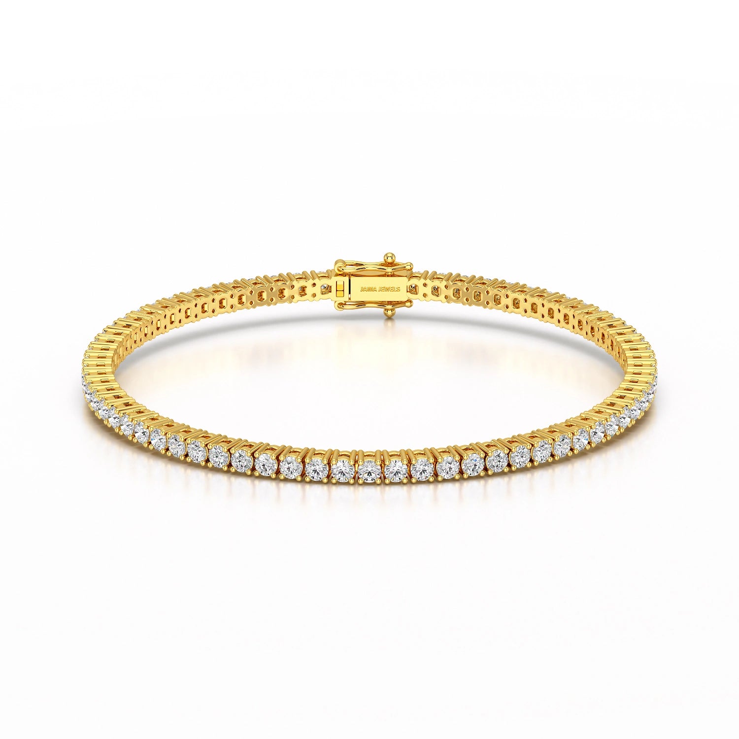 4.5 CT Round cut Lab Diamond Tennis Bracelet