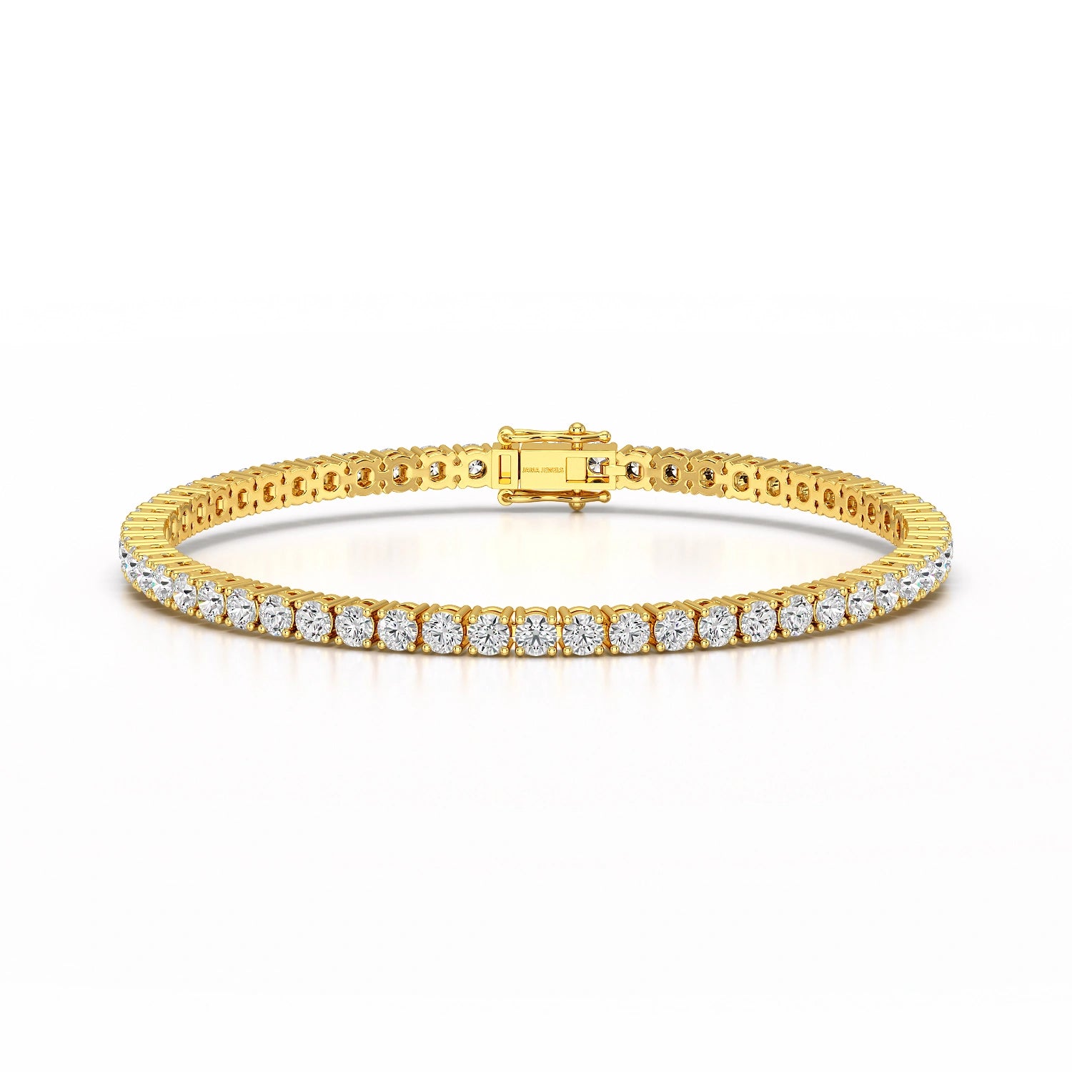 6.5 CT Round cut Lab Diamond Tennis Bracelet