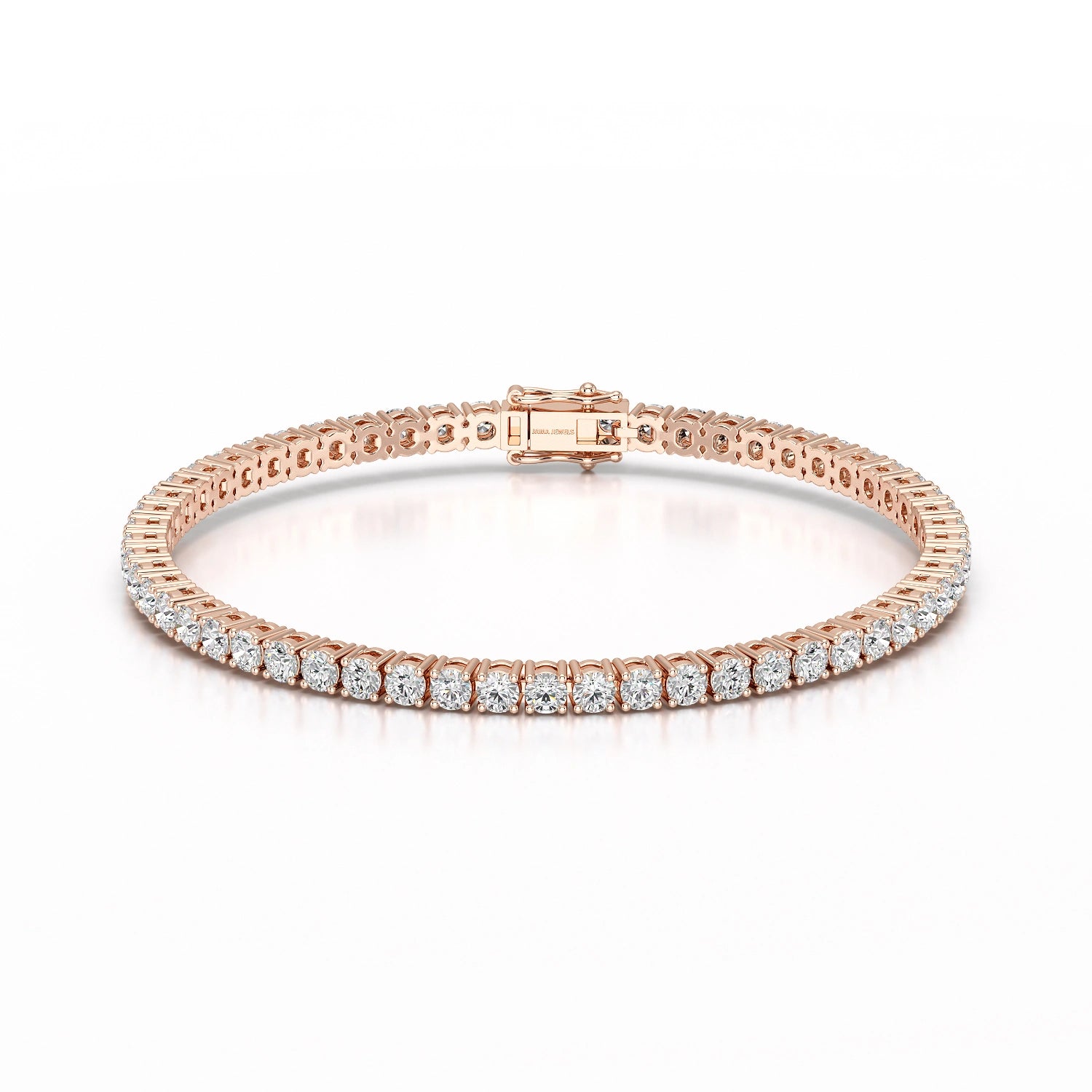 6.5 CT Round cut Lab Diamond Tennis Bracelet