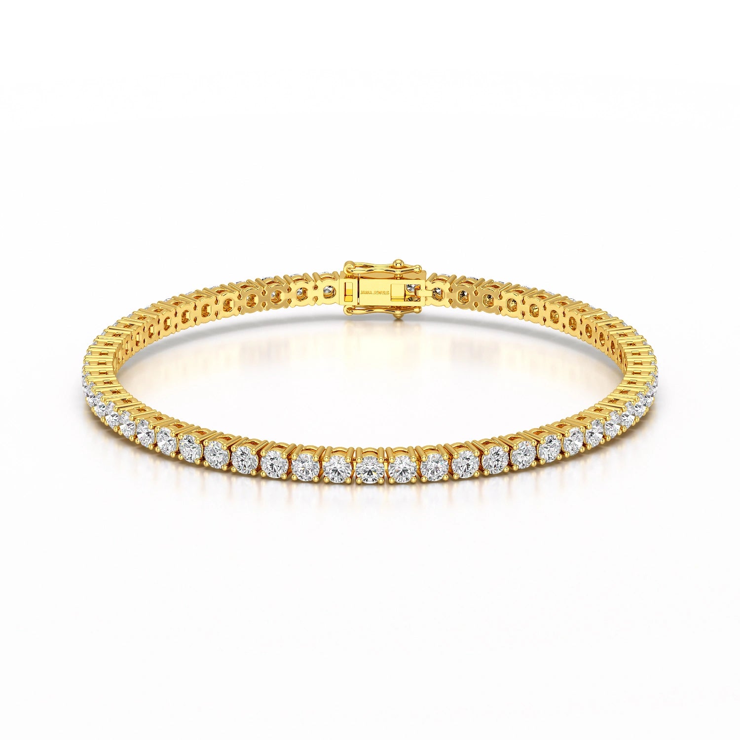 6.5 CT Round cut Lab Diamond Tennis Bracelet