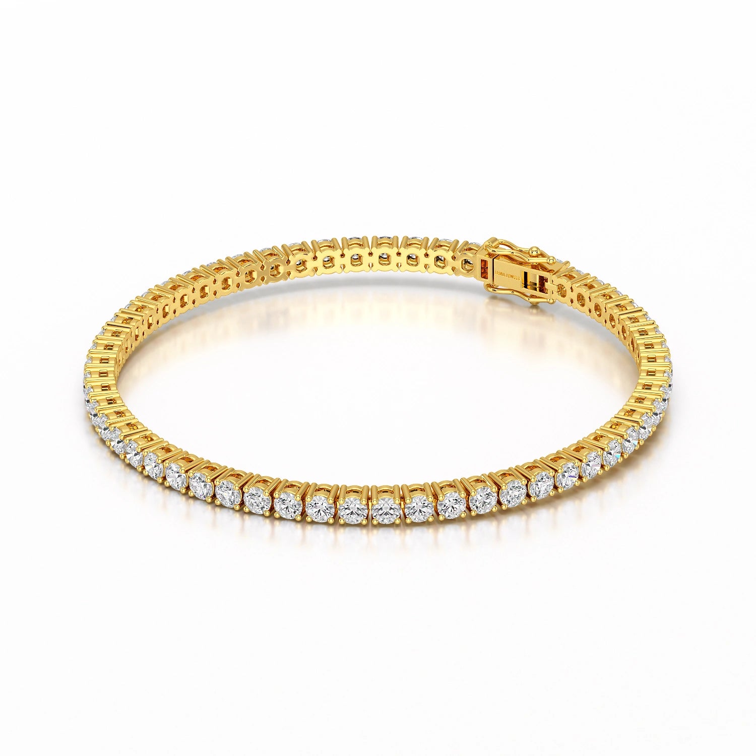 6.5 CT Round cut Lab Diamond Tennis Bracelet