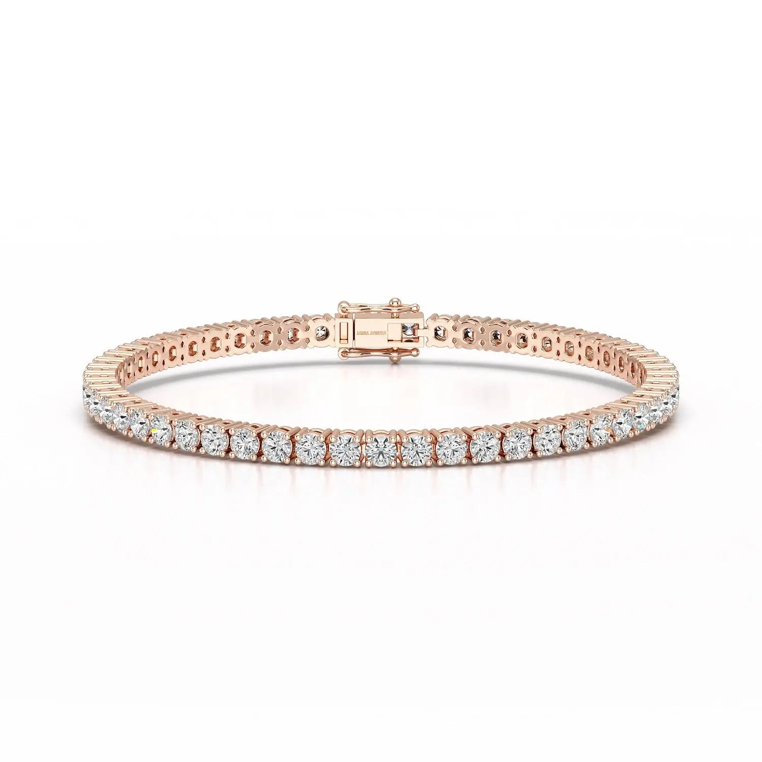 7 CT Round cut Lab Diamond Tennis Bracelet