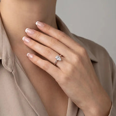 1.00 CT Pear Solitaire Diamond Ring