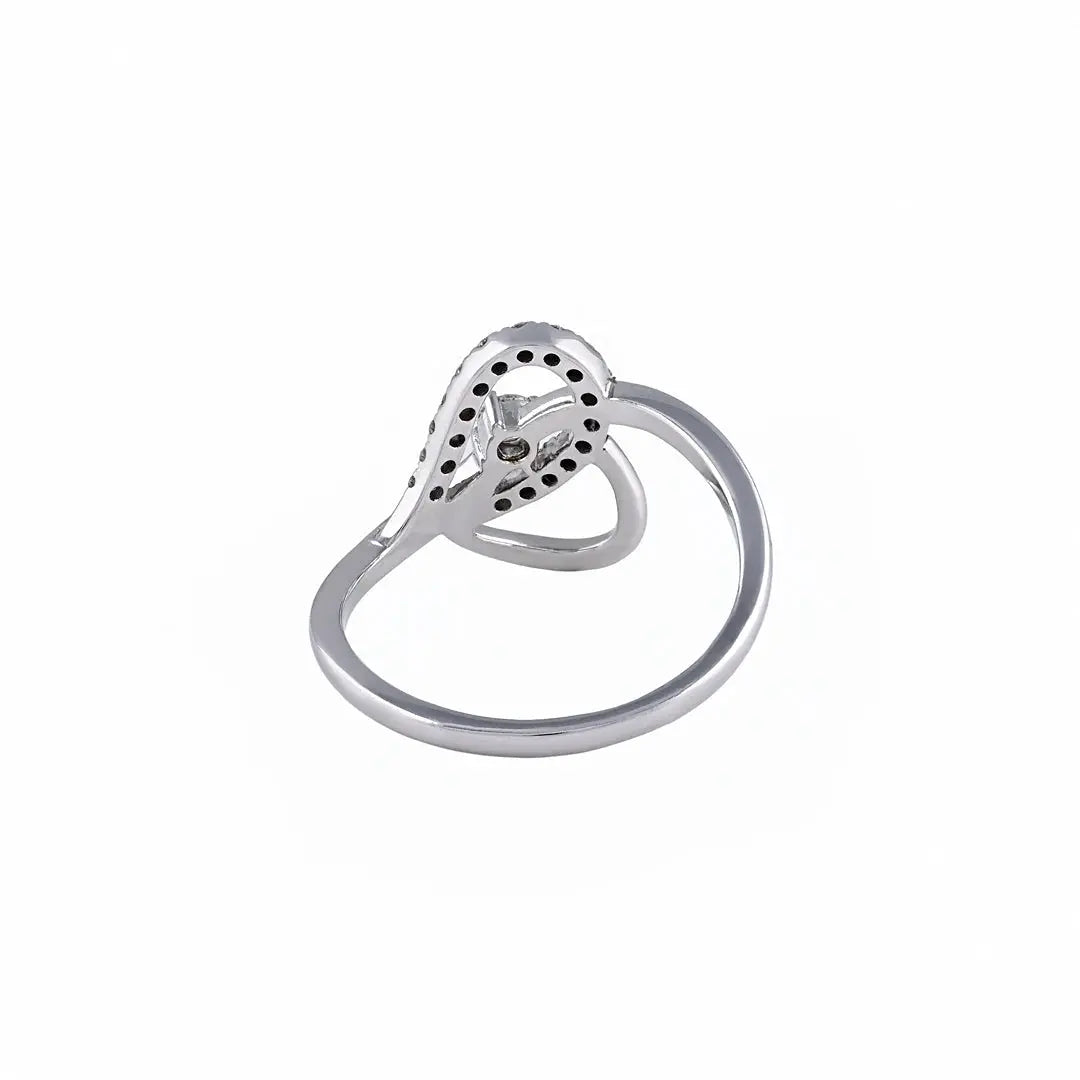0.20 CT Elegant Lab Diamond Ring with Round Diamonds (Ready for Delivery)