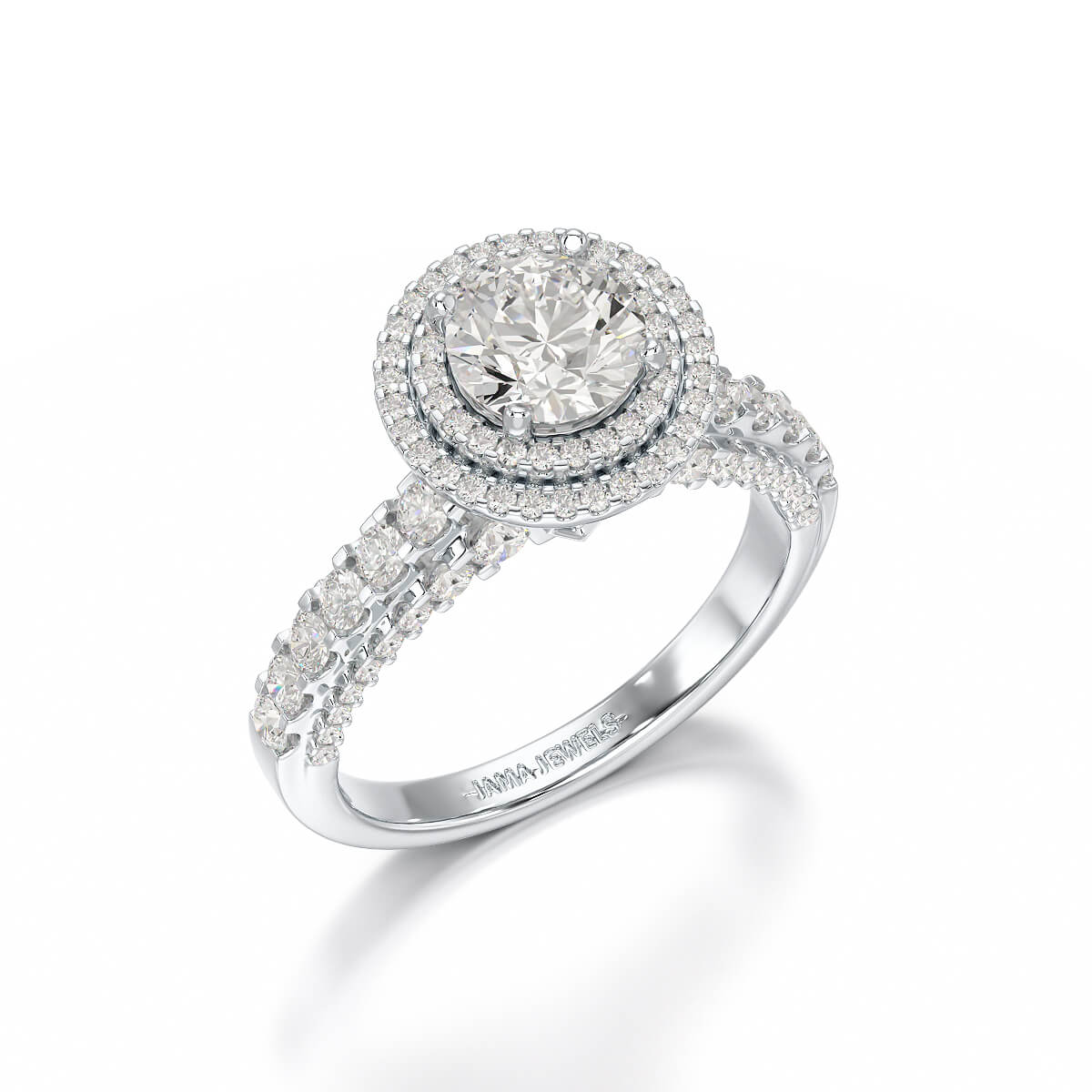 2.3 CT Lab Diamond Engagement Ring - Jama Jewels 