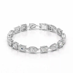 17.66 CT Multiple Shape Lab Diamond Bracelet