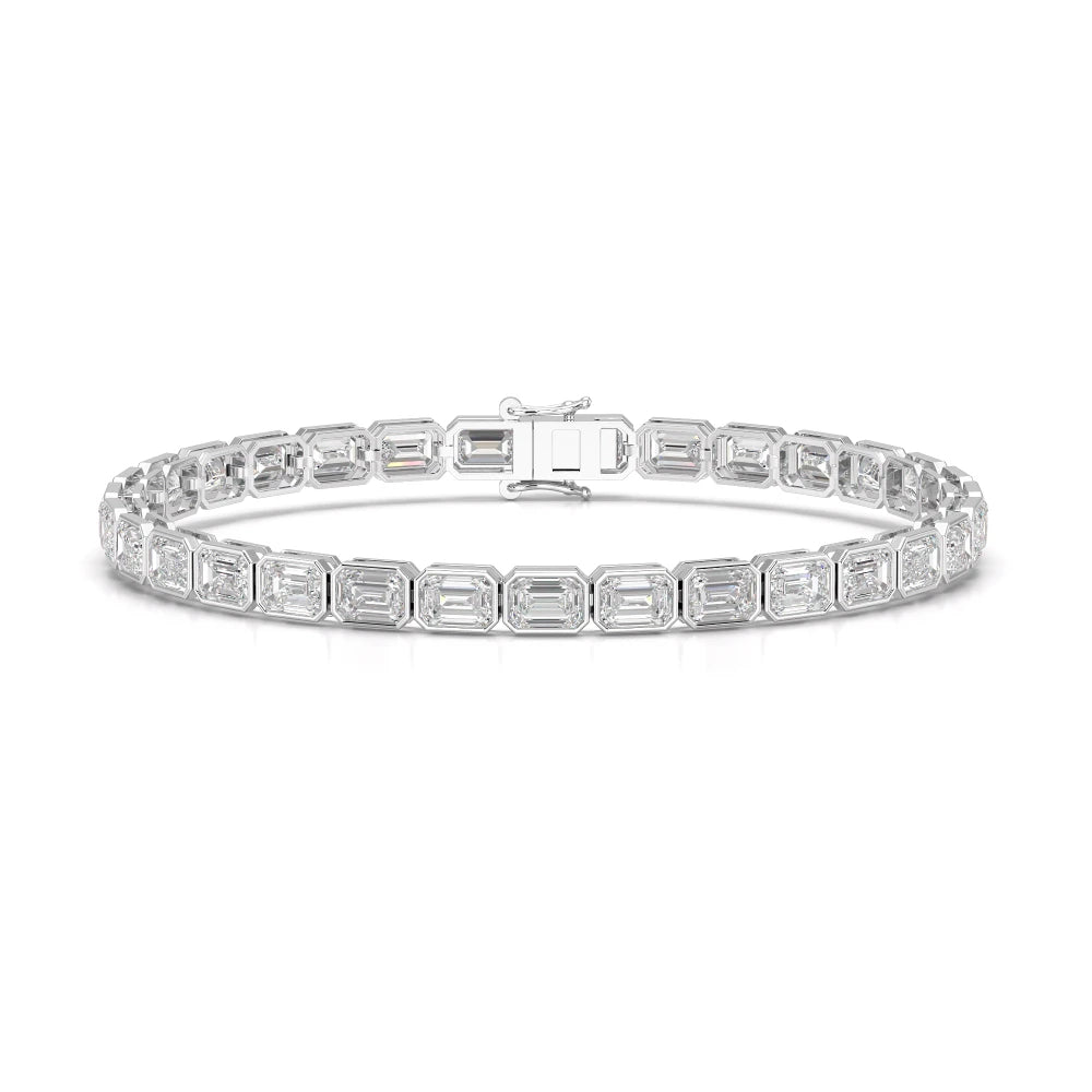 12 CT Emerald Cut Diamond Tennis Bracelet Jama Jewels