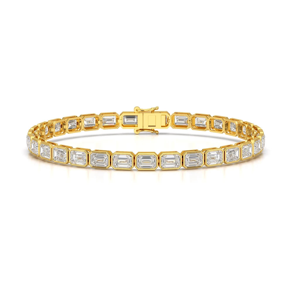 12 CT Emerald Cut Diamond Tennis Bracelet Jama Jewels