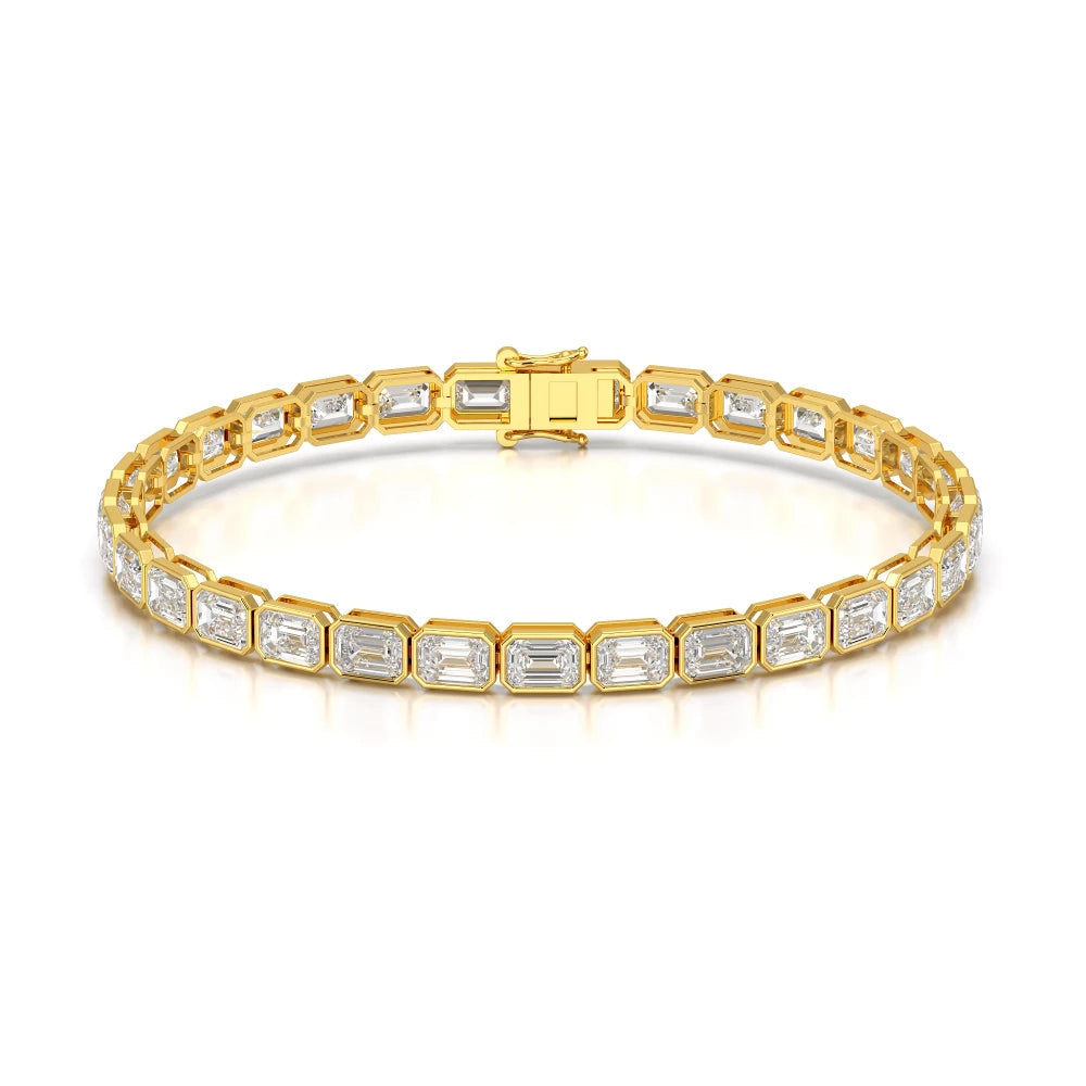 12 CT Emerald Cut Diamond Tennis Bracelet Jama Jewels