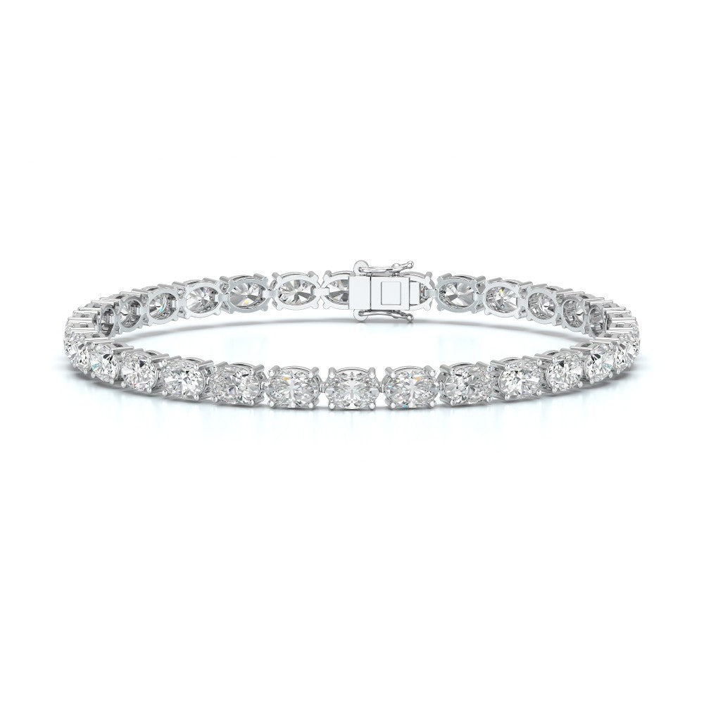 Oval Cut Diamond Tennis Bracelet Jama Jewels