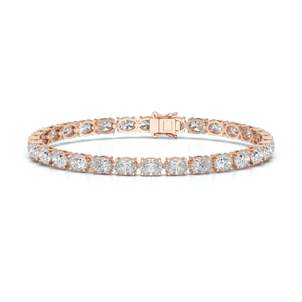 Oval Cut Diamond Tennis Bracelet Jama Jewels