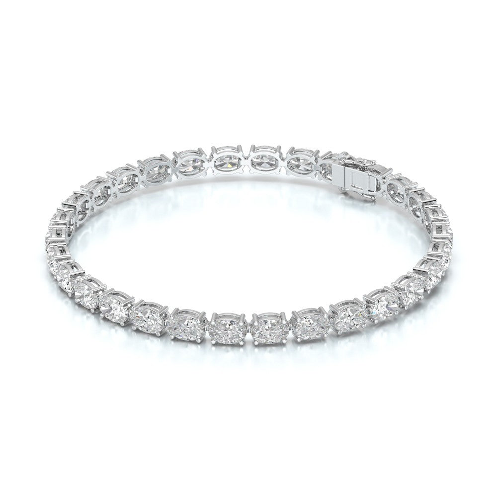 Oval Cut Diamond Tennis Bracelet Jama Jewels