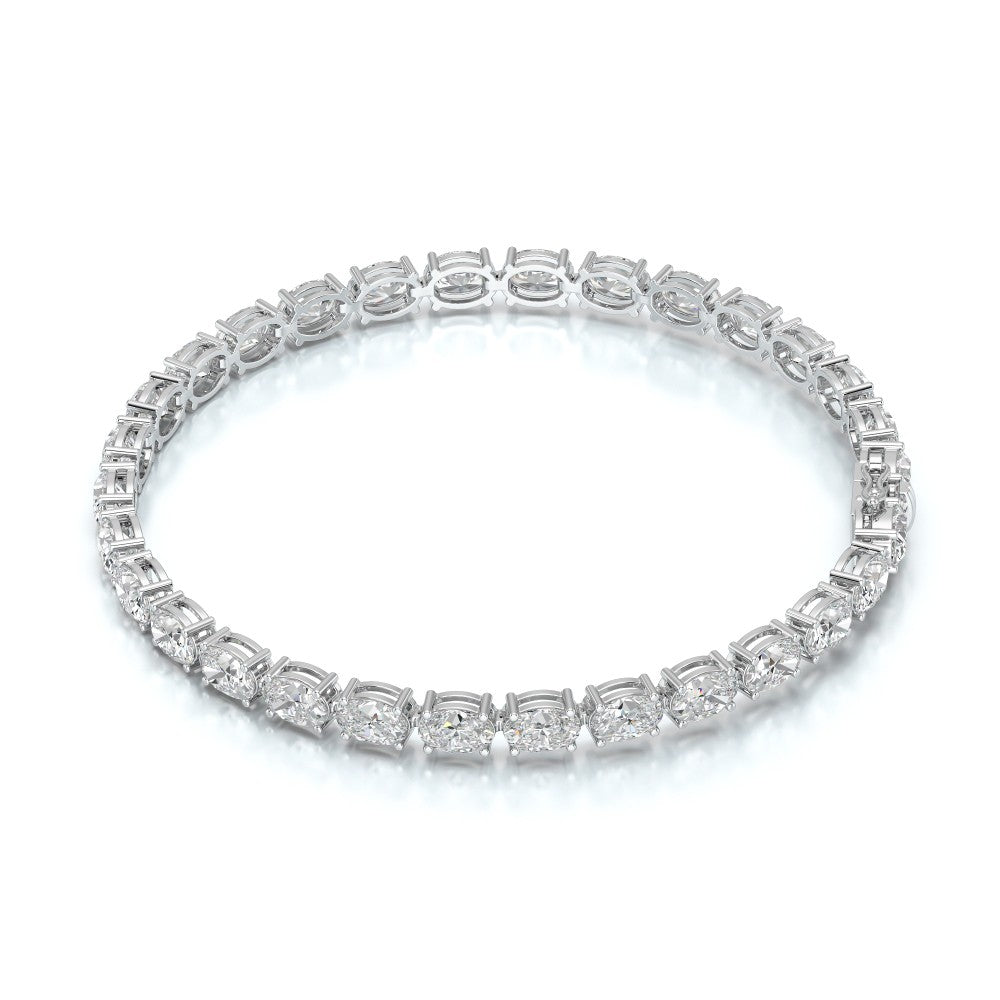 Oval Cut Diamond Tennis Bracelet Jama Jewels