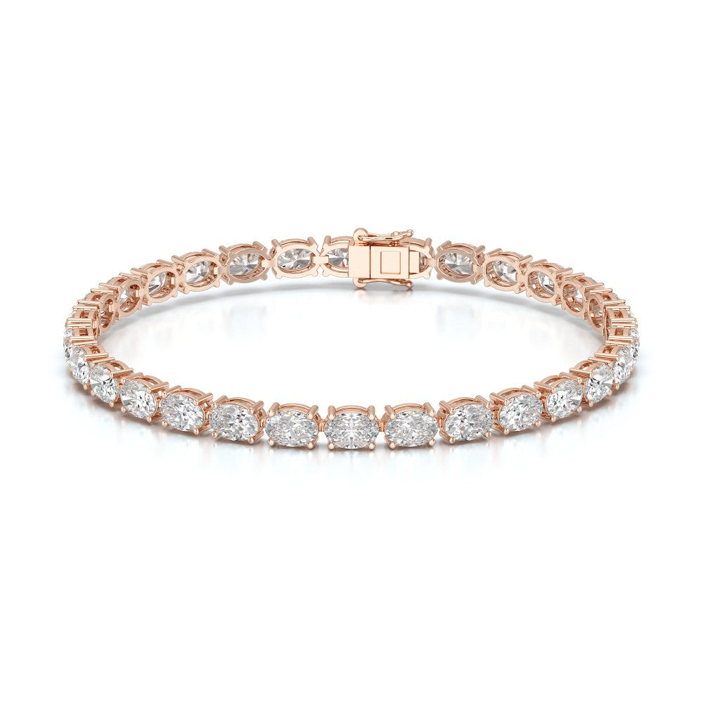 Oval Cut Diamond Tennis Bracelet Jama Jewels