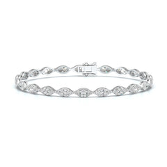 7.35 CT Marquise Cut Diamond Tennis Bracelet Jama Jewels