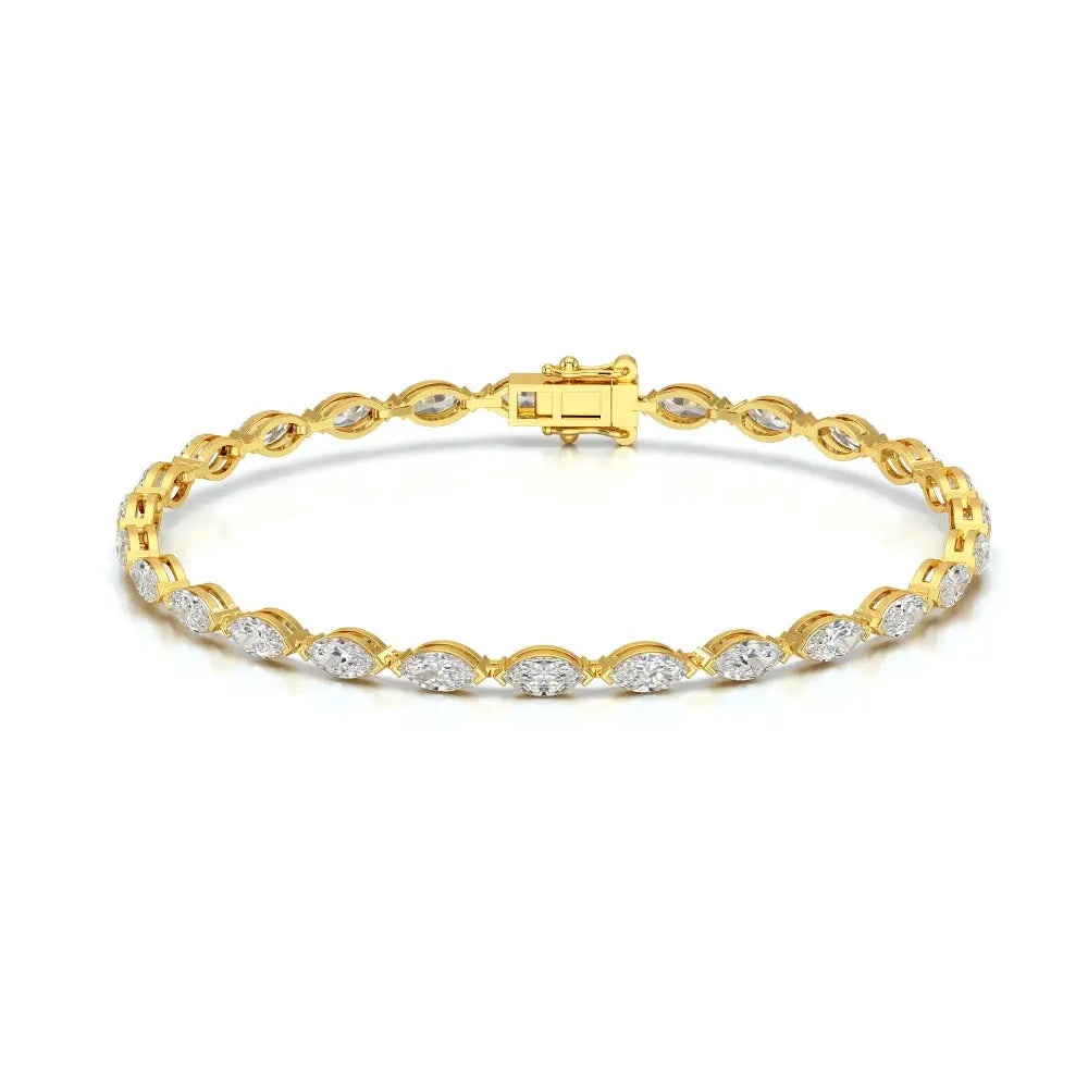 5 CT Marquise Cut Diamond Tennis Bracelet Jama Jewels