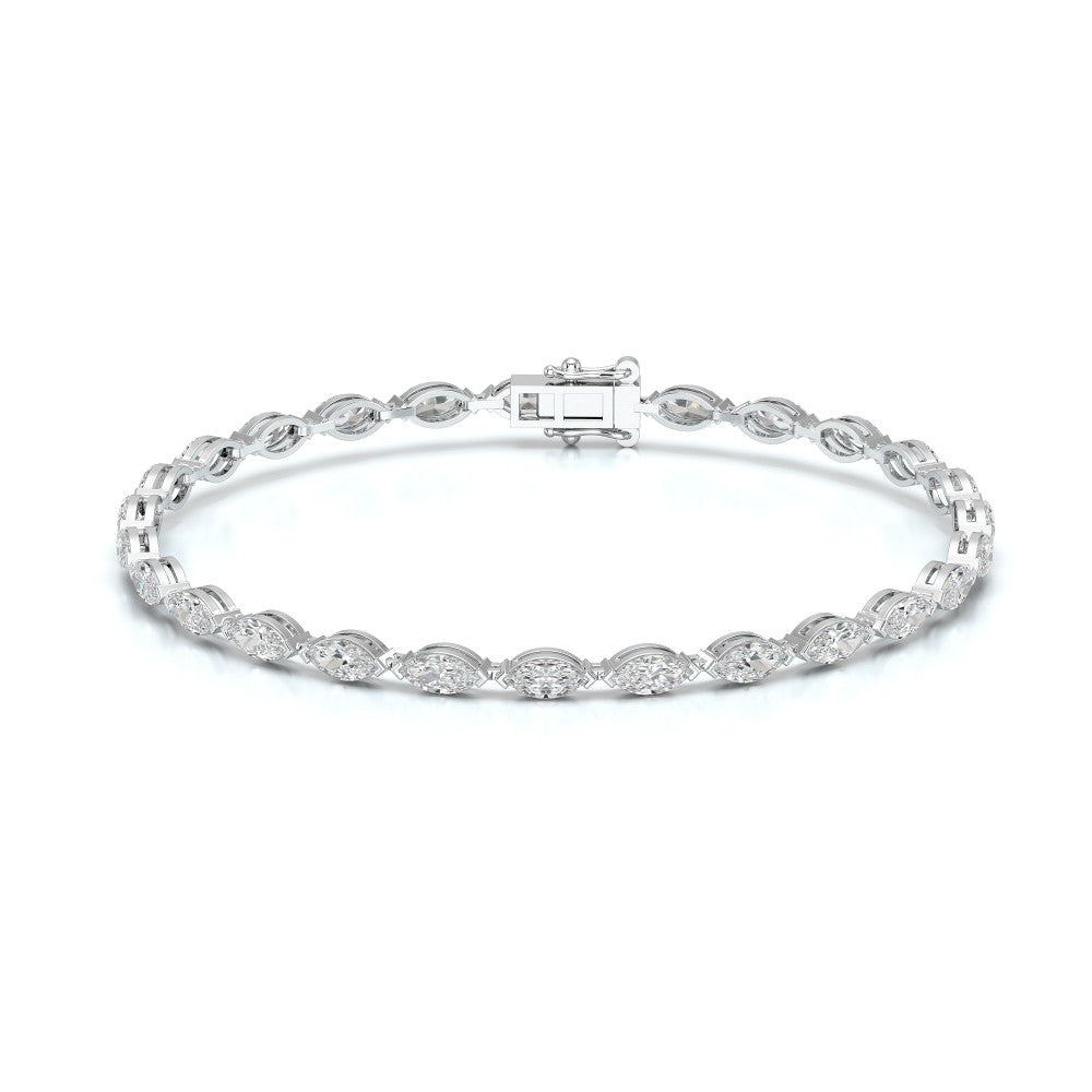4.25 CT Marquise Cut Diamond Tennis Bracelet Jama Jewels