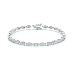 4.25 CT Marquise Cut Diamond Tennis Bracelet Jama Jewels