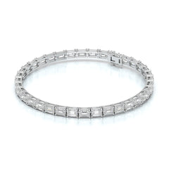 10.25 CT Emerald Cut Diamond Tennis Bracelet Jama Jewels
