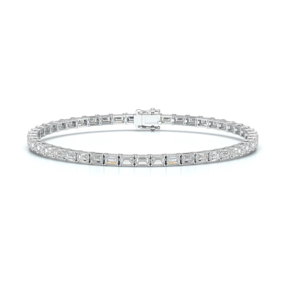 6.75 CT Emerald Cut Diamond Tennis Bracelet Jama Jewels