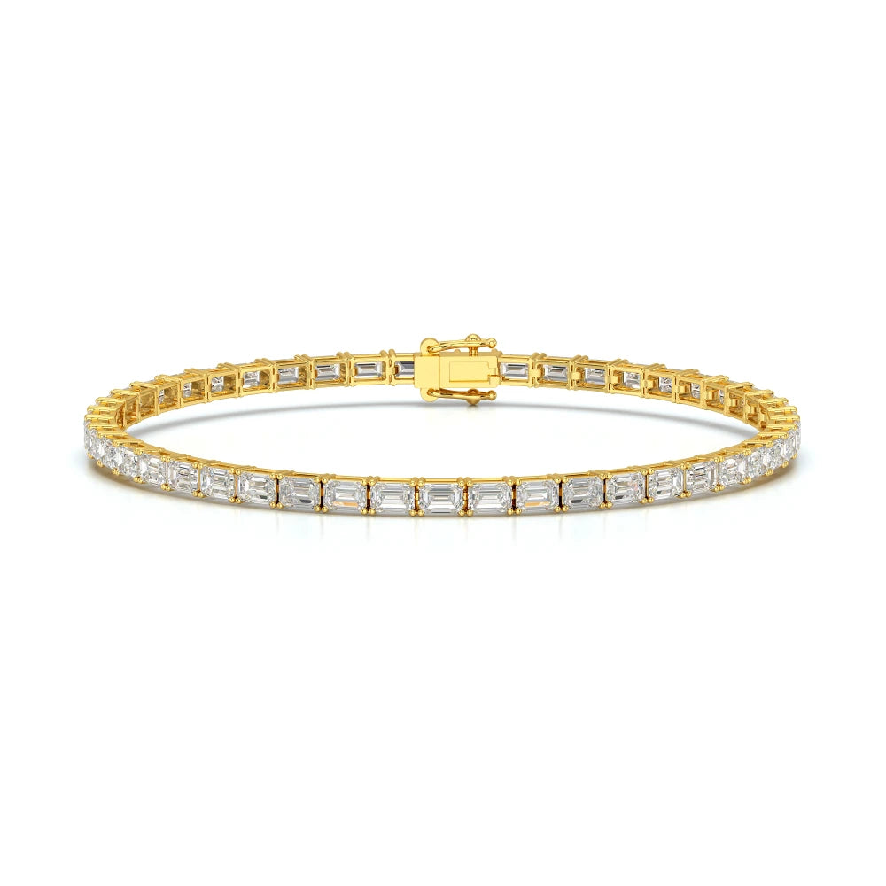 6.75 CT Emerald Cut Diamond Tennis Bracelet Jama Jewels