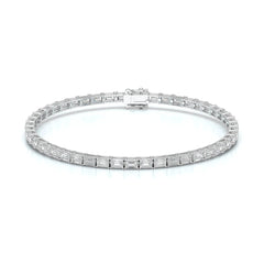 6.75 CT Emerald Cut Diamond Tennis Bracelet Jama Jewels