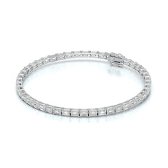6.75 CT Emerald Cut Diamond Tennis Bracelet Jama Jewels