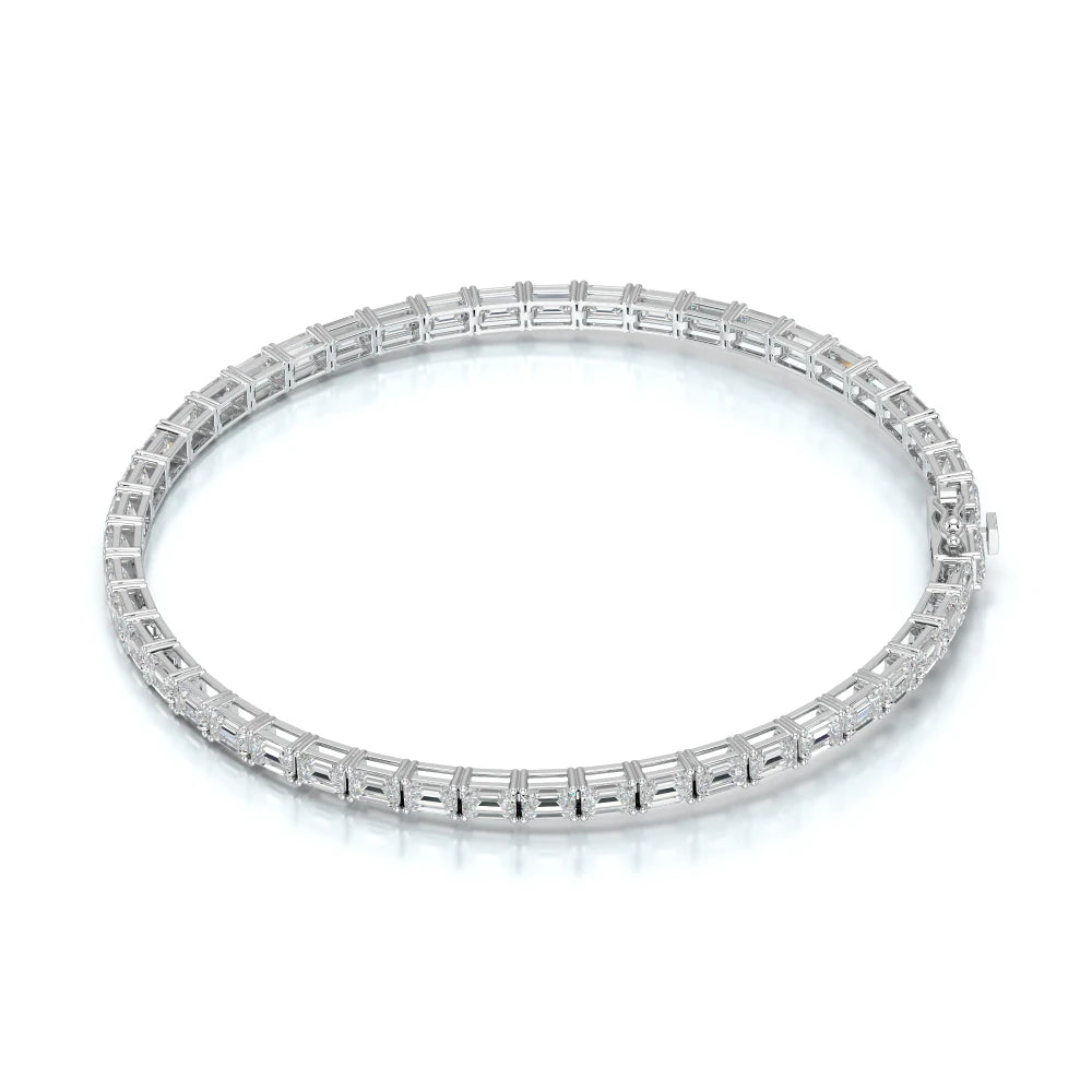 6.75 CT Emerald Cut Diamond Tennis Bracelet Jama Jewels