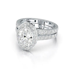 3.05 CT Oval Twin Diamond Ring