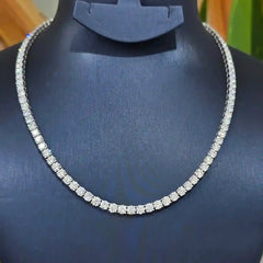 26.35 CT Lab Diamond Tennis Necklace (Ready for Delivery)