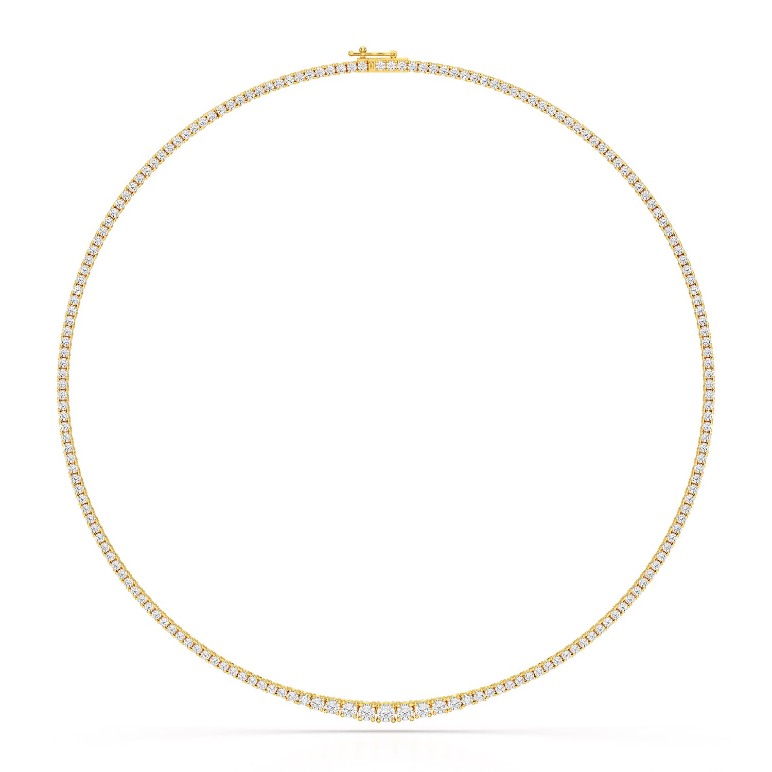6.35 CT Riviere Necklace - Jama Jewels 