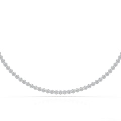 3.8 CT Lab Diamond Tennis Necklace