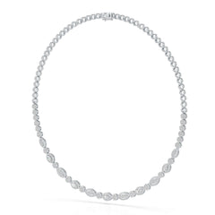 4.53 CT Marquise Cut Lab Diamond Necklace