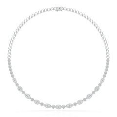 4.53 CT Marquise Cut Lab Diamond Necklace