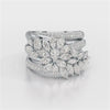 3.58 CT Lab Diamond Layered Ring